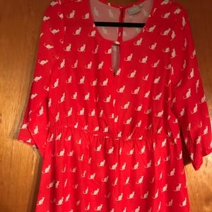 NWOT Eshakti Cat Blouse Size 16W 1X